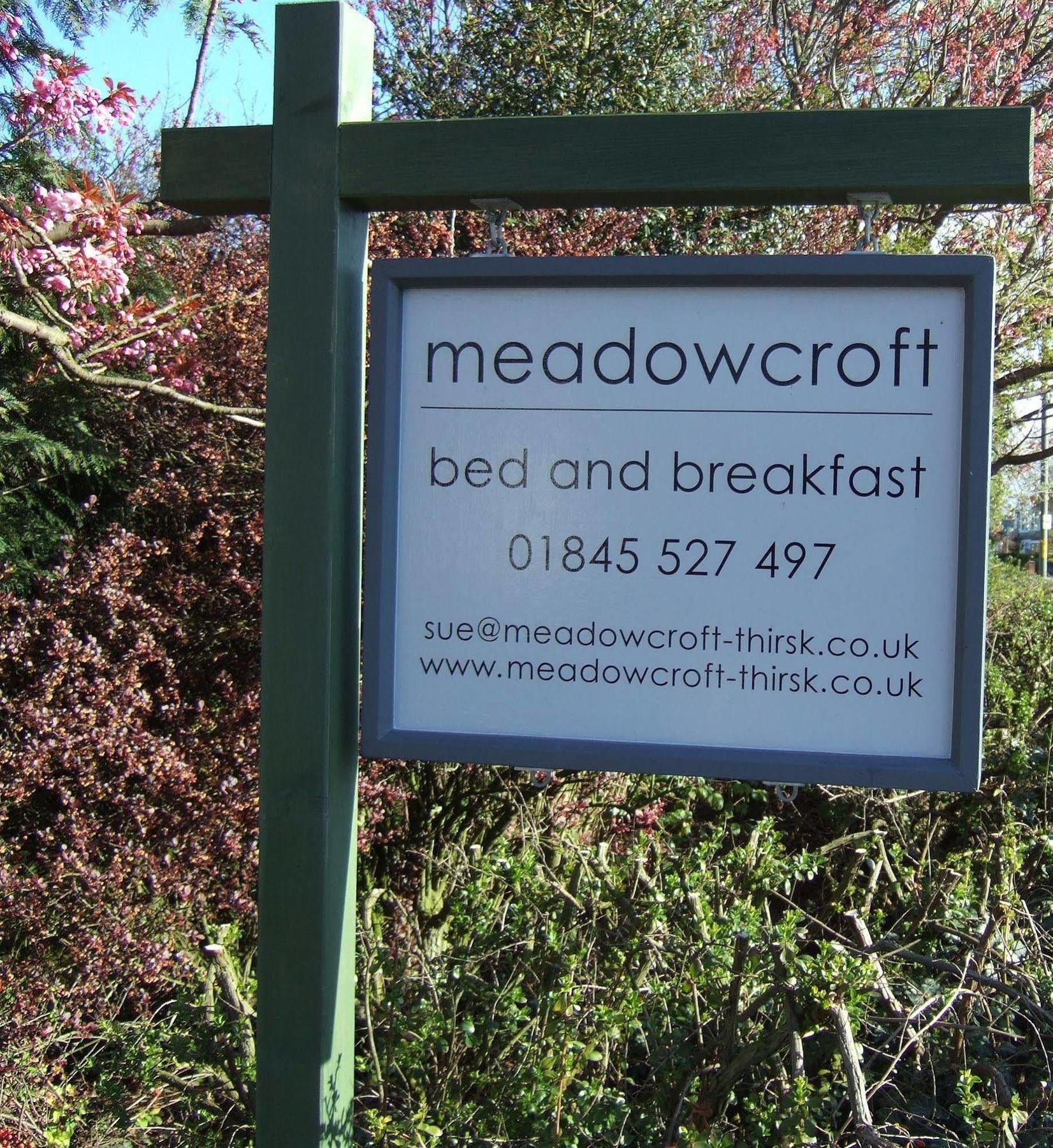 Meadowcroft Bed & Breakfast Thirsk Exterior photo